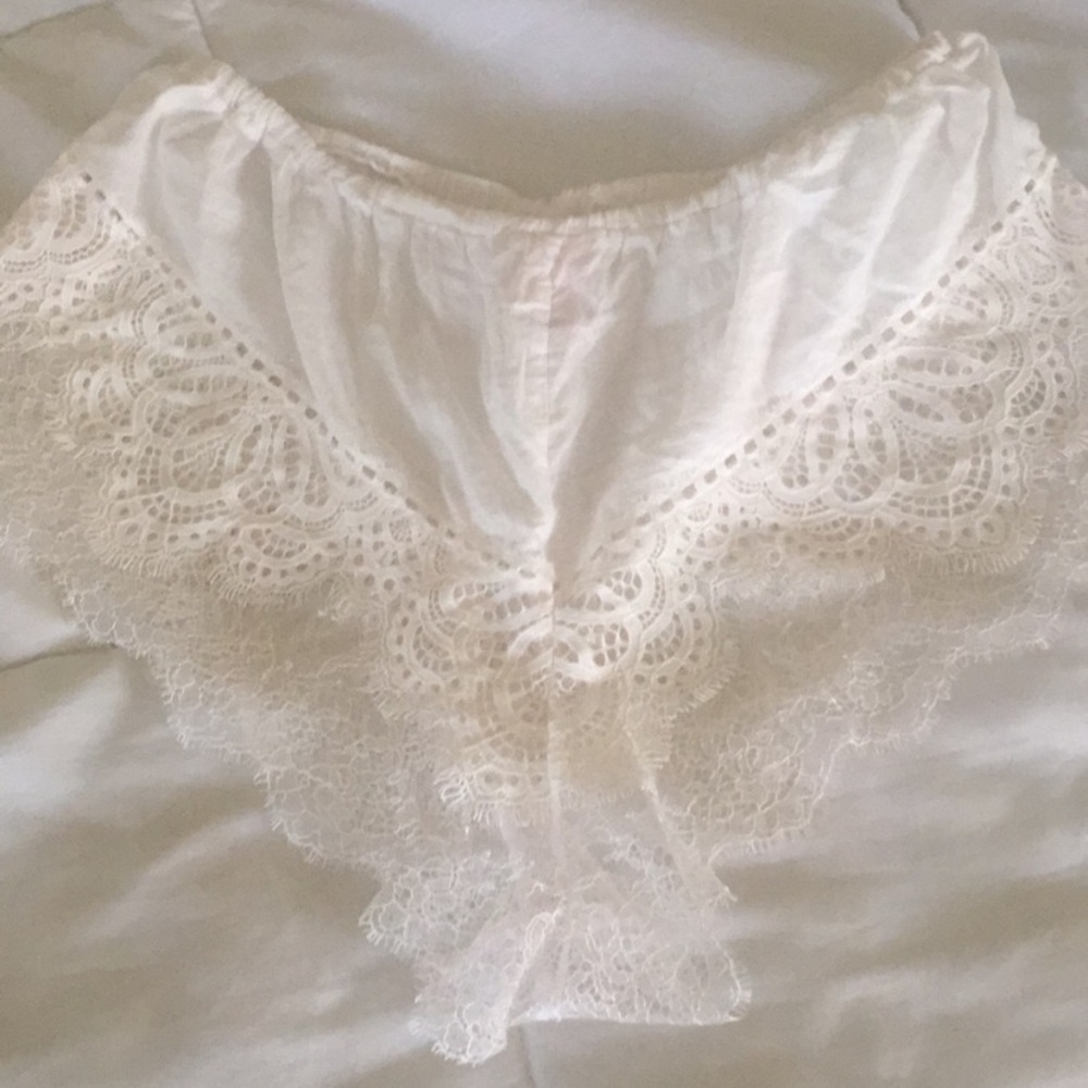 Victorias Secret Lace shorts. Worn once.